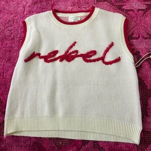 Ole Miss rebel sleeveless sweater